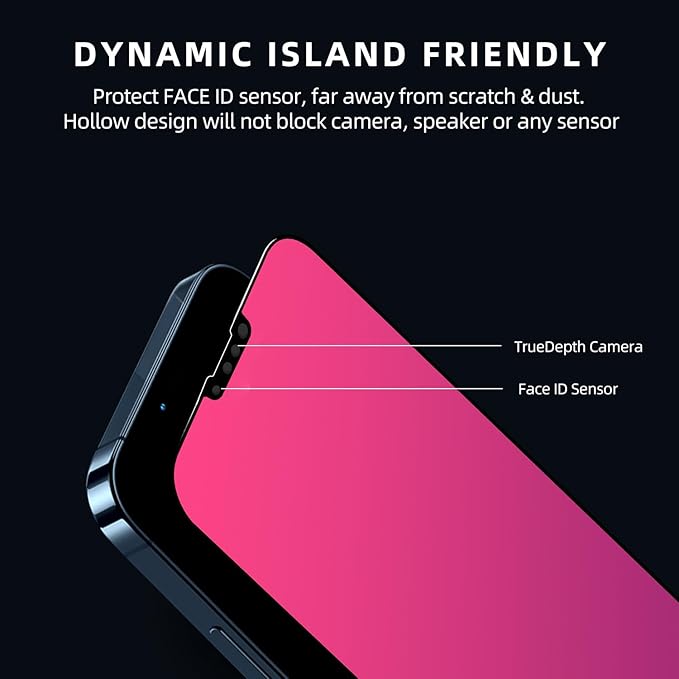 EGKimBa Privacy Screen Protector Compatible with iPhone 13 Mini, 5.4 inch Gradient Colorful Electroplated Anti-Spy Anti-Blue Light Tempered Glass