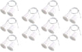 Magnetic Reed Switch RC-36 NC Recessed Wired Window Door Contact Sensor for Home Security and Burglar Alarm Systems 5 Pcs (Pack of 2)