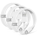 3-Pack 6FT Car Carplay Cable USB A to USB C Cable for iPhone 16 15 Pro Plus Pro Max，for iPad Pro/Air/Mini，for Samsung Galaxy S25/S24/S23，for MacBook Pro/Air and More