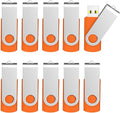 KOOTION 10 X 16 GB USB Flash Drive 16 gb Flash Drive Thumb Drive Memory Stick Pen Drive Keychain Design Orange