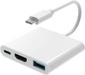 AIRSKY USB-C Digital Av Multiport Adapter, USB C to HDMI Adapter for iPhone 15/16 to TV with Fast Charging Port Two-Way, USB3.1 and 4K HDMI Output Compatible with Iphone15 / 16 Ipad pro Mackbook Pro