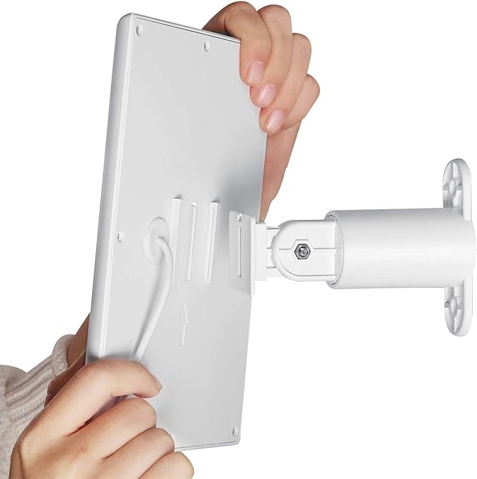 Wasserstein Solar Panel Compatible with Arlo Essential 2K Outdoor Security Camera (2nd Gen) / XL (2nd Gen) & Essential Spotlight (Camera NOT Included) - (3-Pack, White)