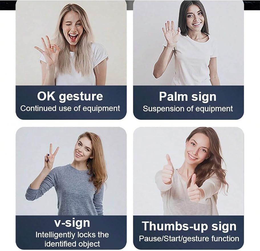 Auto Face Tracking Phone Holder, 360° Rotation Phone Tripod with Wireless Remote and Phone Holder, Selfie Stick Tripod for iPhone、Android Phone, Applied to YouTube, Vlog/TIK Tok