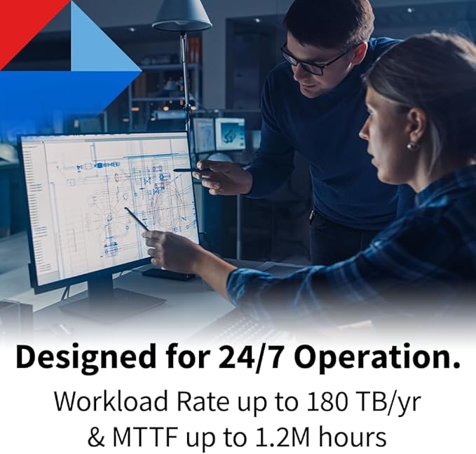 Toshiba N300 12TB NAS 3.5-Inch Internal Hard Drive - CMR SATA 6 Gb/s 7200 RPM 512 MB Cache - HDWG51CXZSTA