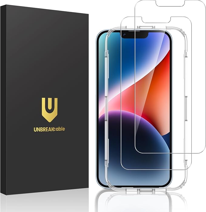 UNBREAKcable 2-Pack Screen Protector for iPhone 13 Pro/14/13