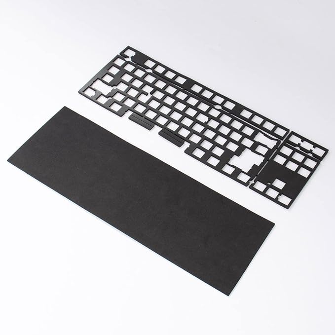 Mintcaps 2-Piece Keyboard Sound Dampening Set - 87 Layout Silencer Pad Gasket EVA Foam for Mechanical Keyboard Switches
