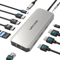 Laptop Docking Station,WAVLINK Triple Monitors Dock,Dual DisplayPort,HDMI