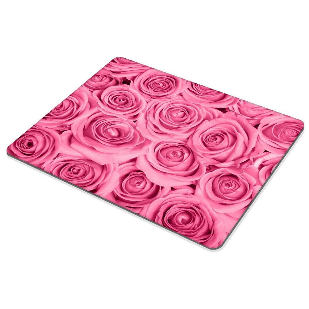 Pink Rose Mouse pad Customized Mousepad Non-Slip Rubber Base Mouse Pads for Computers Laptop Office Desk Accessories Mouse pad