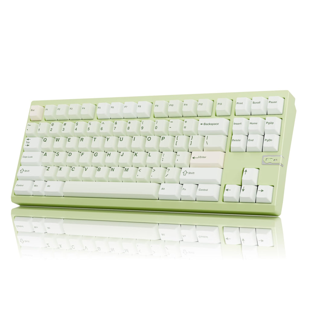 OOCTPK Chilkey ND TKL Aluminum Mechanical Keyboard, 87 Keys Tenkeyless Wireless Gaming Keyboard, Tri-Mode BT5.3/2.4GHz/USB-C PBT Keycaps Hot Swappable Custom Key Board for Windows Laptop Office PC