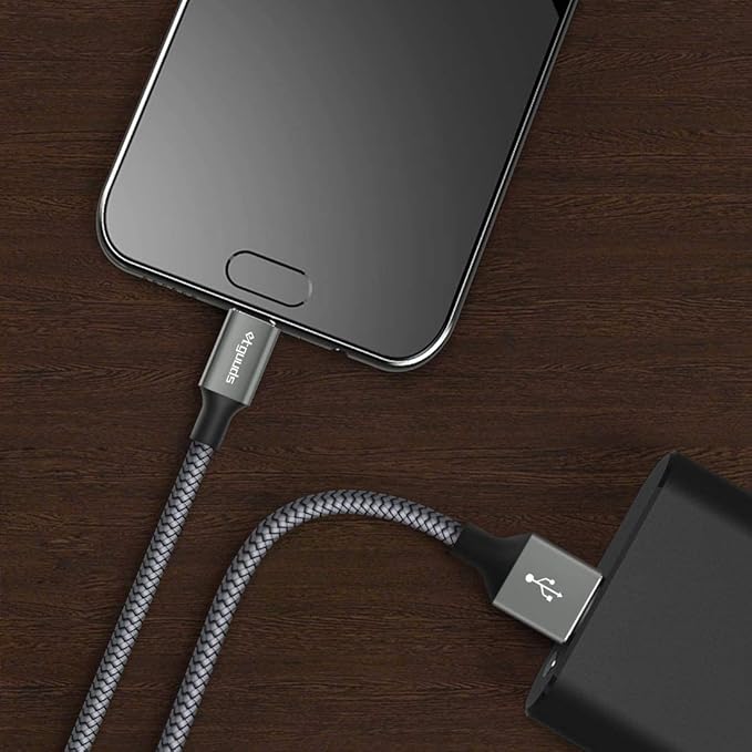 etguuds 6.6ft USB A to USB C Cable 3A Fast Charging, 2-Pack USB A to USB Type C Charger Cord for iPhone 16 15 Pro/Pro Max/Plus, for Samsung Galaxy S24 S23 S22 S21 S20 S10 A55 A54 Flip Note, Moto, Gray