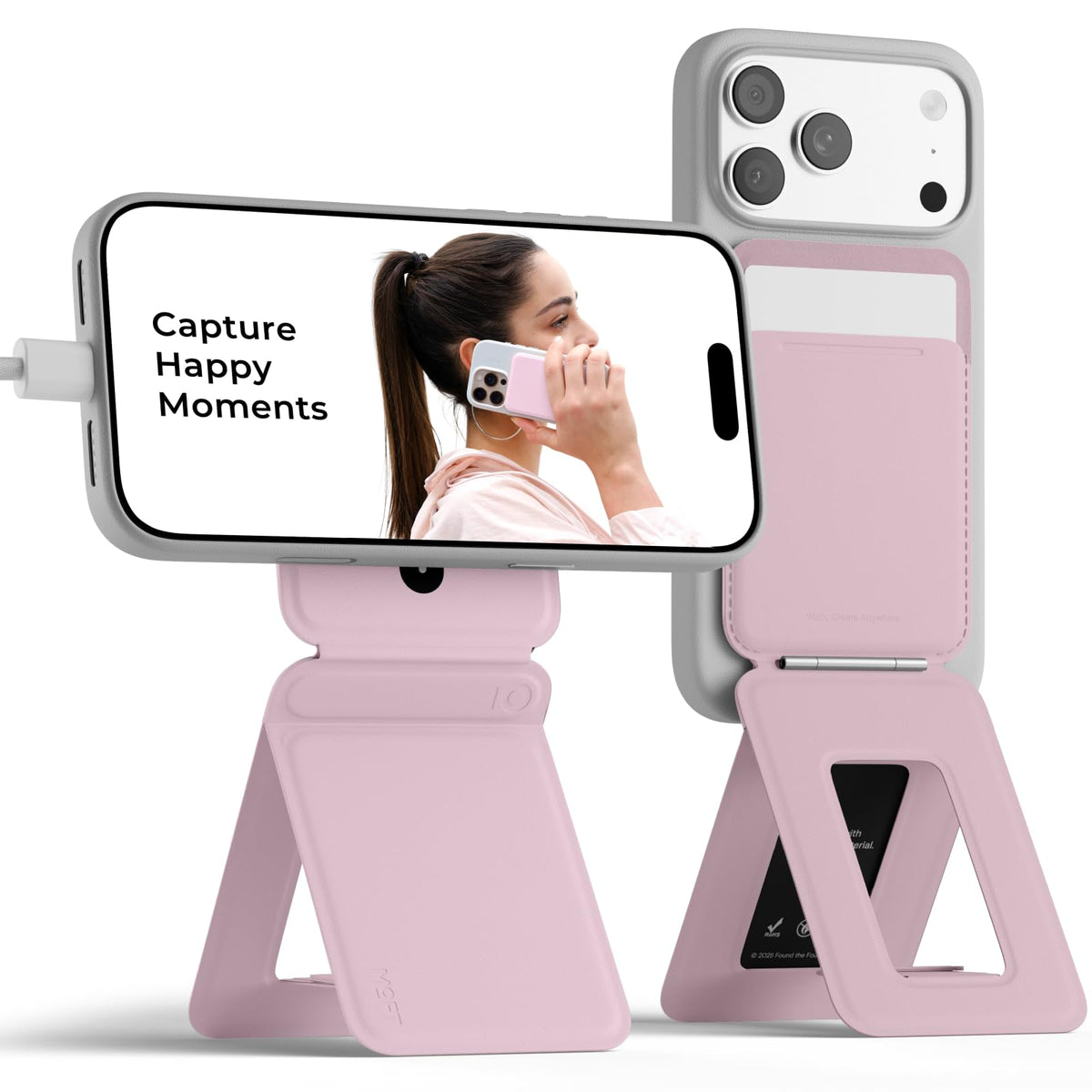 MOFT Phone Tripod Stand & Wallet, NFC Card Holder, Hold 1-2 Cards