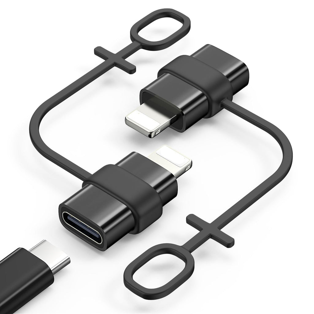 MoKo USB C to Lightning Adapter for iPhone 14/13/12, 2 Pack
