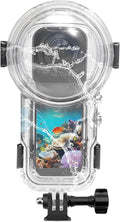 PULUZ Invisible Dive Case for Insta360 X5, [196ft/60m] Waterproof Case Diving Housing Cover Protective Underwater Shell for Insta 360 X5 Action Camera Accessories