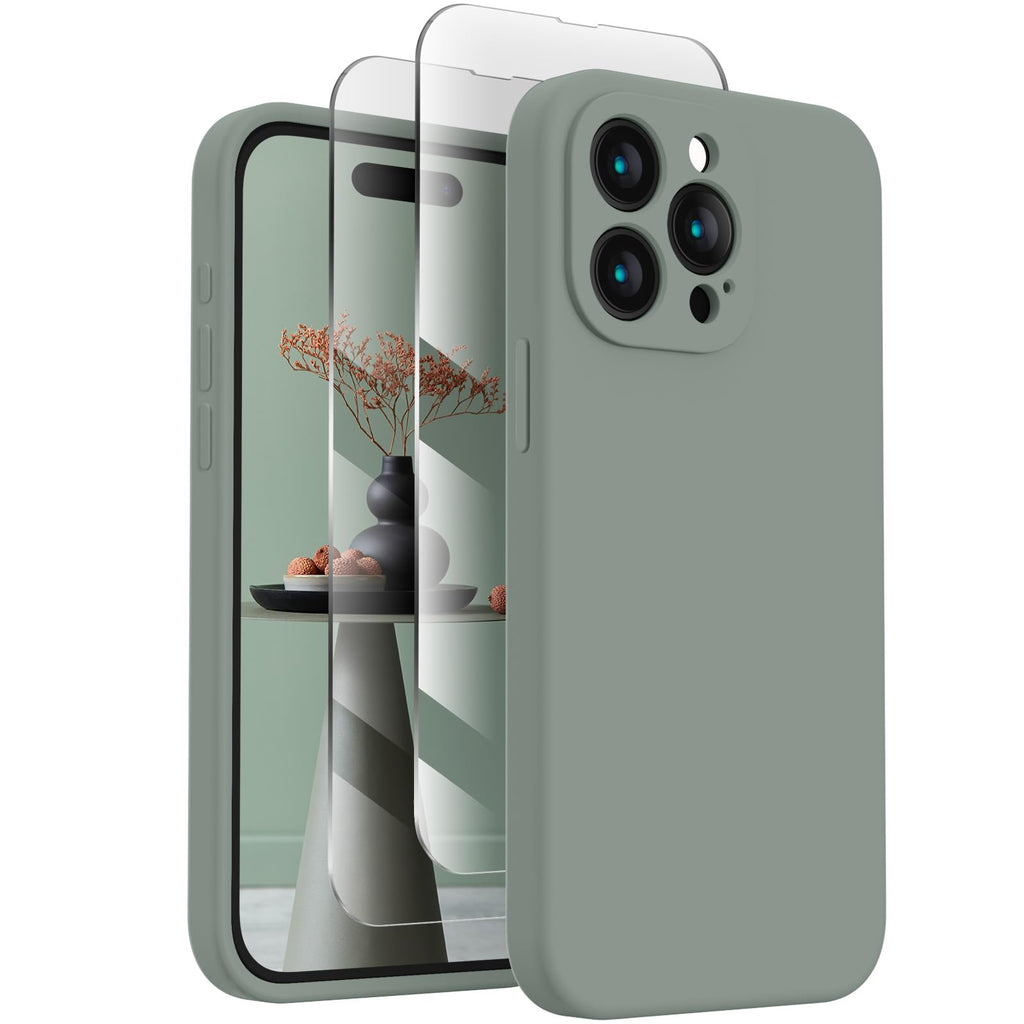 FireNova Designed for iPhone 15 Pro Max Case, 6.7", Calke Green