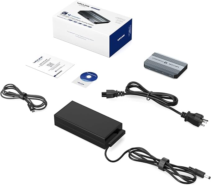 Thunderbolt 4 Hub, WAVLINK USB C Hub with Single 8K/ Dual 4K Display, 100w PD in, USB-A 3.2 Gen 2, for MacBook Pro/Air M1 M2 M3, Thunderbolt 4/3 Laptop