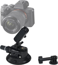 4.5"/14cm Camera Suction Cup Mount with Ball Head Quick Release Magic Arm Metal on Car Boat Windshield Window for Camera/DSLR Action Video Shooting