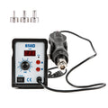 CREWORKS 858D Rework Station, 110V SMD Soldering Rework Station with Hot Air Heat Gun Set, LED Digital Temperature Display Screen Electric Desoldering Welding Iron Kit for Electronics Repairing