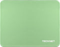 TECKNET Mouse Pad with Anti-fray Stitching, Waterproof Surface & Non-Slip Rubber Base with Stitched Edges Gaming Mouse Mat for Laptop，Compatible with Laser and Optical Mice - LT.Green