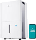 Midea 1,500 Sq. Ft. Energy Star Certified Dehumidifier With Reusable Air Filter 22 Pint - Ideal For Basements, Large & Medium Sized Rooms, And Bathrooms (White)