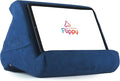 Flippy Tablet Pillow Stand - Cushion Tablet Stand & Holder, Bed Support for Lap and Desk, Compatible with Phone & Book Reading: Kindle, iPad Pro, iPhone & Samsung - True Blue
