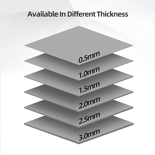 Silicone Thermal Pads 14.8 W/mK, 120x120x2.5mm - Highly Efficient Heat Resistant Non Conductive Heatsink Cooling Pads, Ideal for Laptop/SSD/CPU/IC/LED Coolers
