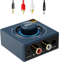 YMOO B06T3+ LDAC Bluetooth 5.2 Receiver for Home Stereo, Aptx SBC AAC Bluetooth Audio Adapter,30ms Low Latency, RCA 3.5mm Jack Aux HiFi for Speaker/Older Stereo/Amplifier from Phone/Tablet/Laptop