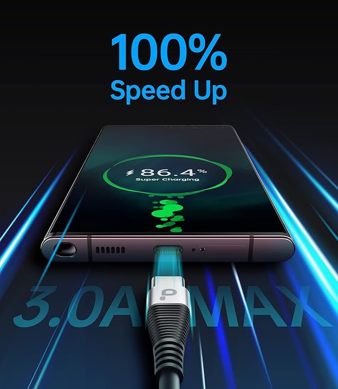 USB C Cable Fast Charging, 2Pack 3ft Coiled USB A to Type C Charge Cord for Car, USB-C Charging Cable Compatible with iPhone 16/15/Samsung Galaxy S20 S10 S9 S8 Plus Note 10 9 8 and More USB C Devices