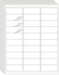 1" x 2-5/8" Address Labels 3000 Labels Sticker Paper for Laser/Ink Jet Printer mailing Labels 8.5"×11" White 30 per Sheet