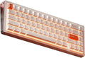 MelGeek REAL67 Wired Keyboard, Gaming Keyboard with RGB, Special Magnetic Switches, Rapid Trigger, Hot-Swappable, Snap Tap & Adjustable Actuation, Online HIVE Custom (Sodium-White)