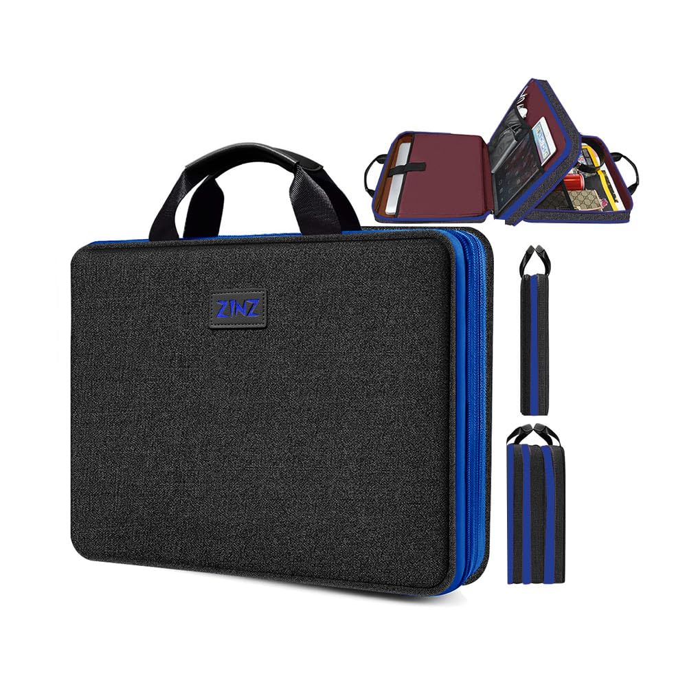 ZINZ Expandable Laptop Case 15.6 Inch Sleeve, Protective Carrying Case Compatible with MacBook Neo 16", MacBook Pro 16"/15.4", Dell XPS 16" and Most 15" 15.6" 16" Notebook，G01DG01
