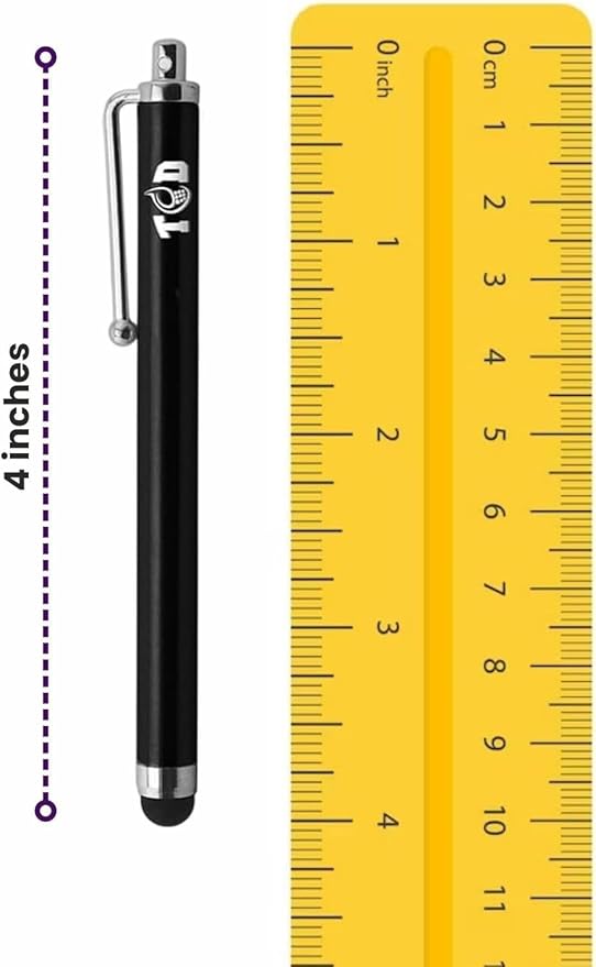 TCD 100 Pack Stylus Pen for iPad, High Precision Universal Capacitive Bulk Digital Stylus Pen – Compatible w/iPhone, Tablet, Touchscreen Laptop – Rubber Tip Black Styluses for All Touch Screen Devices