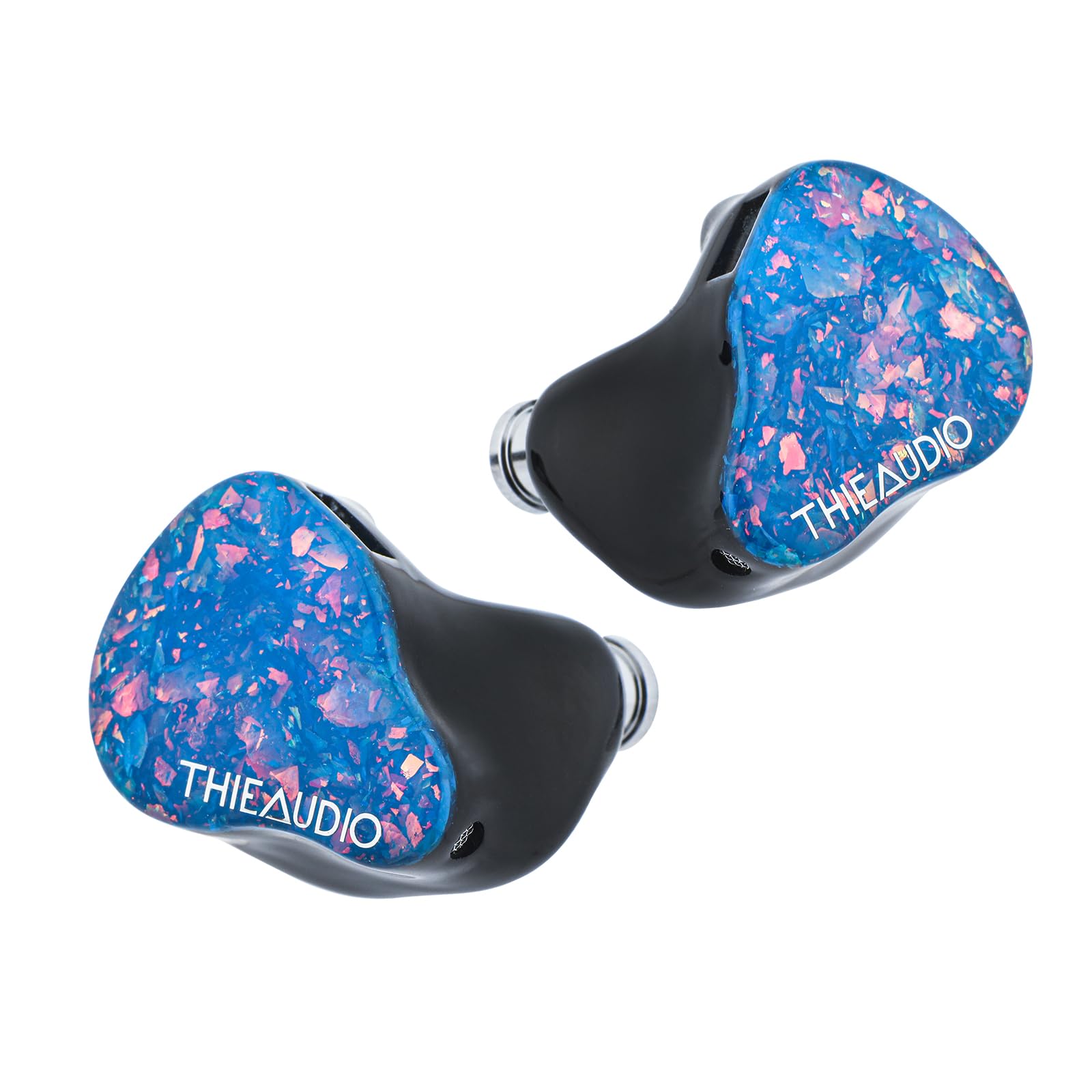 Linsoul THIEAUDIO Hype 4 2DD+4BA in Ear Monitor, HiFi IEM Earphones with Tonal Balance, Latest Sonion Driver, Detachable Silver-Plated OCC Cable for Audiophile Musician Professionals (Blue)