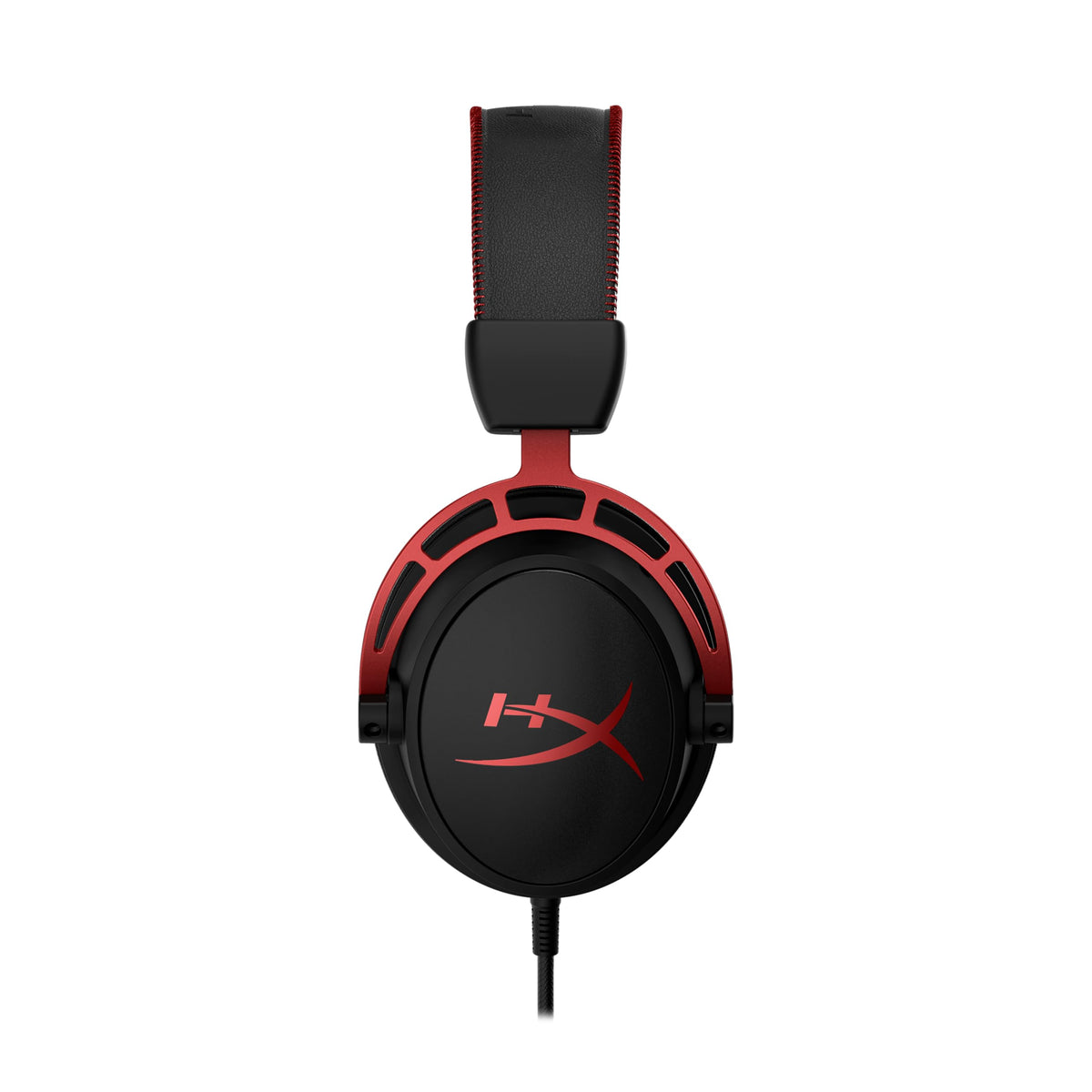 HyperX Cloud Alpha - Gaming Headset, Dual Chamber Drivers, Legendary Comfort, Aluminum Frame, Detachable Microphone, Works on PC, PS4, PS5, Xbox One, Xbox Series X|S, Nintendo Switch and Mobile – Red
