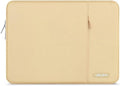 MOSISO Laptop Case 13 inch, 13 inch Laptop Sleeve Compatible with MacBook Air M4 M3 M2 M1 2025-2018 / Pro M2 M1 2025-2016, Polyester Vertical Computer Sleeve Bag with Pocket, Camel
