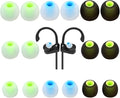 Earbud Tips Ear Bud Tips Soft Anti Slip Washable and Reusable Silicone Replacement Earbud Tips Fit Most in-Ear Earbuds(Inner Hole 3.8mm -5.1mm) 18pcs S M L