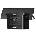 OUPES Exodus 2400 Solar Generator with a 240W Panel, 2400W / 2160Wh Portable Power Station with APP Control & UPS for RV, Home Backup, Professional Outdoor Use