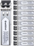 10Pcs 1.25G SFP Multi Mode Fiber Module Network Transceiver, SX MM 850nm 500m, Duplex LC Interface for Switch, Router, Firewall, Network Card, Media Converter etc