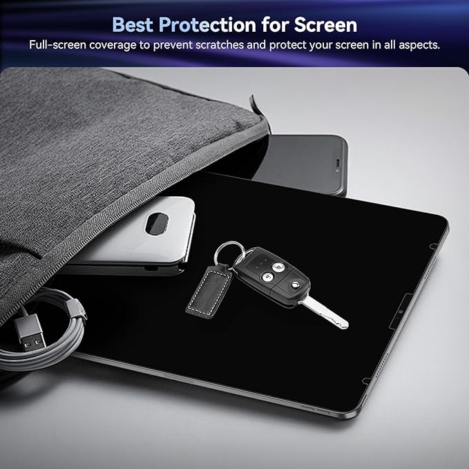 Privacy Screen Protector Compatible With iPad 10.2 inch(9th/8th/7th Gen, 2021/2020/2019), Anti Glare Blue Light Spy Filter Private, High Sensitive Bubble-Free Easy Install Black Security Screen Shield
