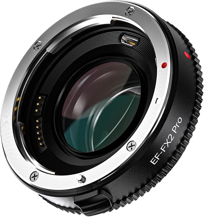 VILTROX EF-FX2 Pro Auto Focus Lens Adapter 0.71x Focal Reducer Speed Booster Adapter Compatible with Canon EF Mount Lens to Fuji X-Mount Camera X-T3 X-T2 X-T20 X-T10 X-T100 X-PRO 2 X-E3 X-A20
