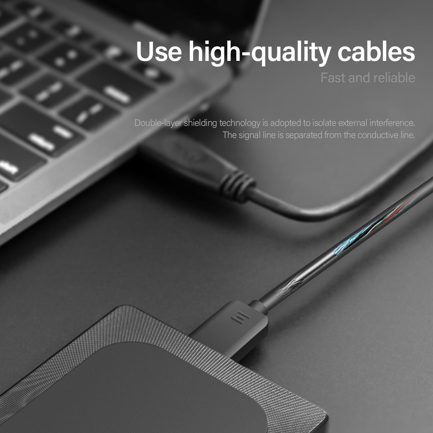 Aiolo Innovation 500GB External Hard Drive Ultra Slim Portable HDD-USB 3.0 for PC, Mac, Laptop, PS4, Xbox one,Xbox 360 HD-A4