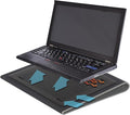 Targus 17 Inch Dual Fan Lap Chill Mat - Soft Neoprene Laptop Cooling Pad for Heat Protection, Fits Most 17" Laptops and Smaller - USB-A Connected Dual Fans for Heat Dispersion (AWE55US)