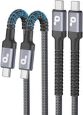 USB C Cable 6FT, 2 Pack USBC to C Cables, Type C Fast Charging Cable Nylon