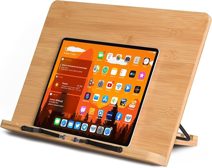 Extra Large Tablet Stand for Desk, Adjustable Holder for Touch Screen Tablets