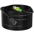 Ethernet Extension Cable 30ft, Network Cat6a Extension Patch Cable RJ45 Cords Shielded Male to Female Connector (30FT)