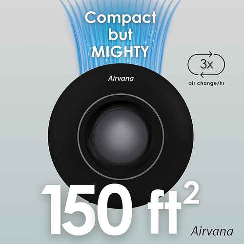 Airvana Capri Series Tabletop Air Purifier, Black