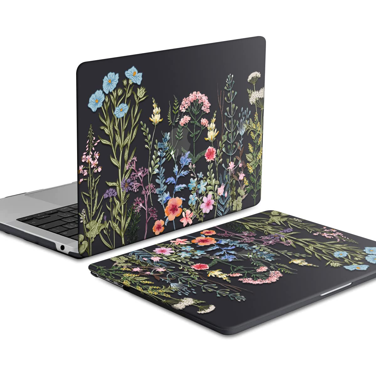 iCasso MacBook Air 13 Inch Hard Shell Case M4 2025 A3240 Weed Pattern