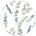 ITNRSIIET Round Mouse Pad with Stitched Edge Premium-Textured Waterproof Non-Slip Rubber Base Desktop Protection Mat Diameter 8.7 inches, Eucalyptus Branches