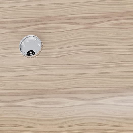 Desk Grommet 2-1/8 Inch 53mm, Zinc Alloy Computer Desk Wire Hole Cover, Office Desktop Cord Cable Hole Metal Ring, Brushed Silver