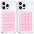 PKYAA Silicone Suction Phone Case Adhesive Mount, Upgraded Super Strong Grip, Durable, Easy to Use, Hands-Free Sticky Phone Holder for Selfies, Tiktok Videos, 2.56"x3.94" (LPK&LPK)