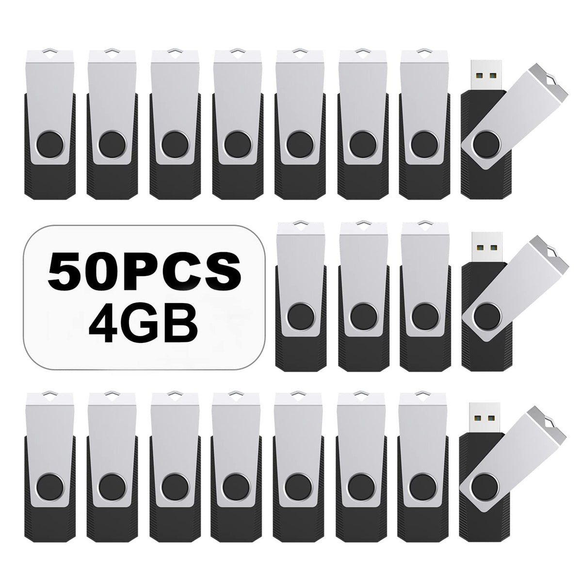 TOPESEL USB Flash Drives 100 Pack 128MB Bulk 2.0 Flash Drive, Thumb Drive Memory Stick USB Thumb Drive Flash Drive USB Stick Memory Stick Pen Drive